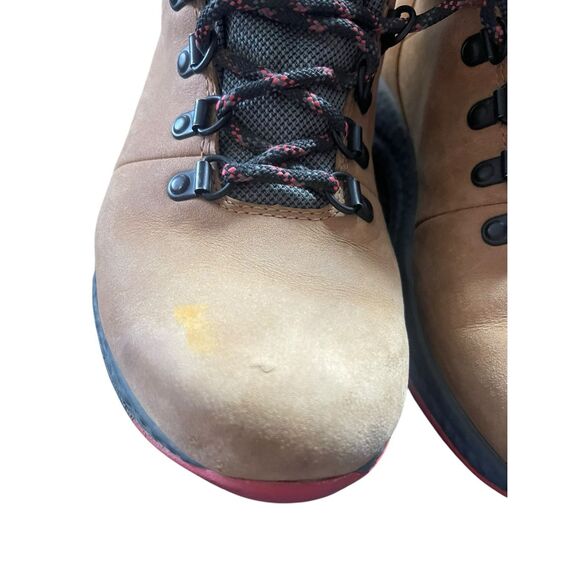 Columbia Womens Tan Newton Ridge Plus II Waterproof Hiking Boots Size 7 - Picture 9 of 11
